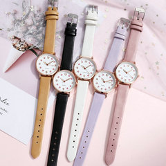 Women's Watch Korean Version Simple and Fashionable, Versatile Trendy Girl Heart Night Light, Water-Resistant Lifestyle, Women's Forest System Strap Watch