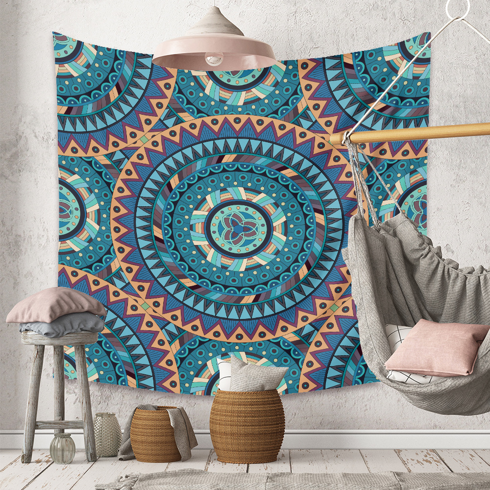 Nuevo Mandala Tapiz Boho Hogar Dormitorio Decoración Colgante De Pared Tela De Fondo De Tela display picture 19