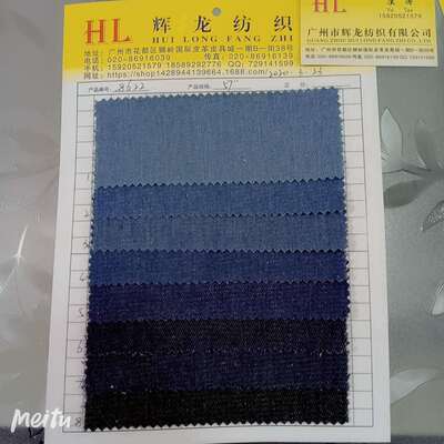 Manufactor Direct selling Washed Denim Luggage and luggage clothing Handbag machining Fabric