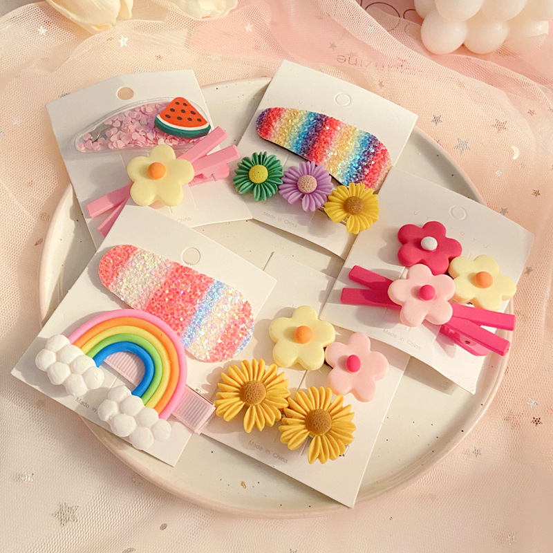 Korea Cute Princess Girl Hairpin Baby Hair Clip Girl Headdress Wholesale Nihaojewelry display picture 4