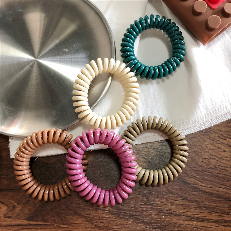 Simple Style Heart Shape Plastic Hair Tie display picture 1