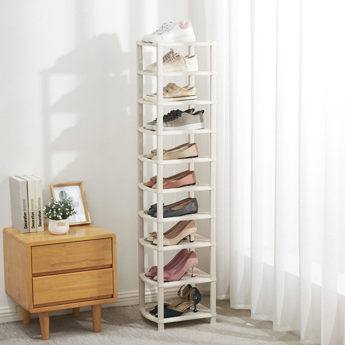 Manufacturer wholesale modern simple ten-layer shoe rack creative multi-layer combination shoe rack household plastic storage rack dropshipping