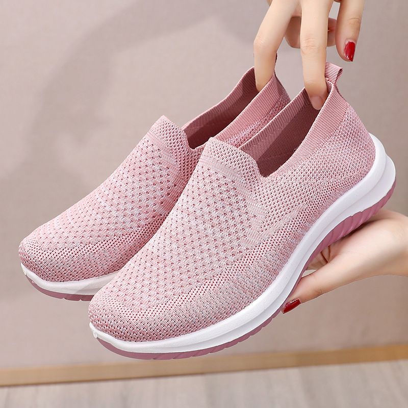 Old Beijing Cloth Shoes Autumn Women's Fashion New Soft-Soled Comfortable One Foot Single Shoes In The Elderly Walking Mother Shoes