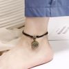 Retro black woven ankle bracelet suitable for men and women for beloved, Mori, internet celebrity