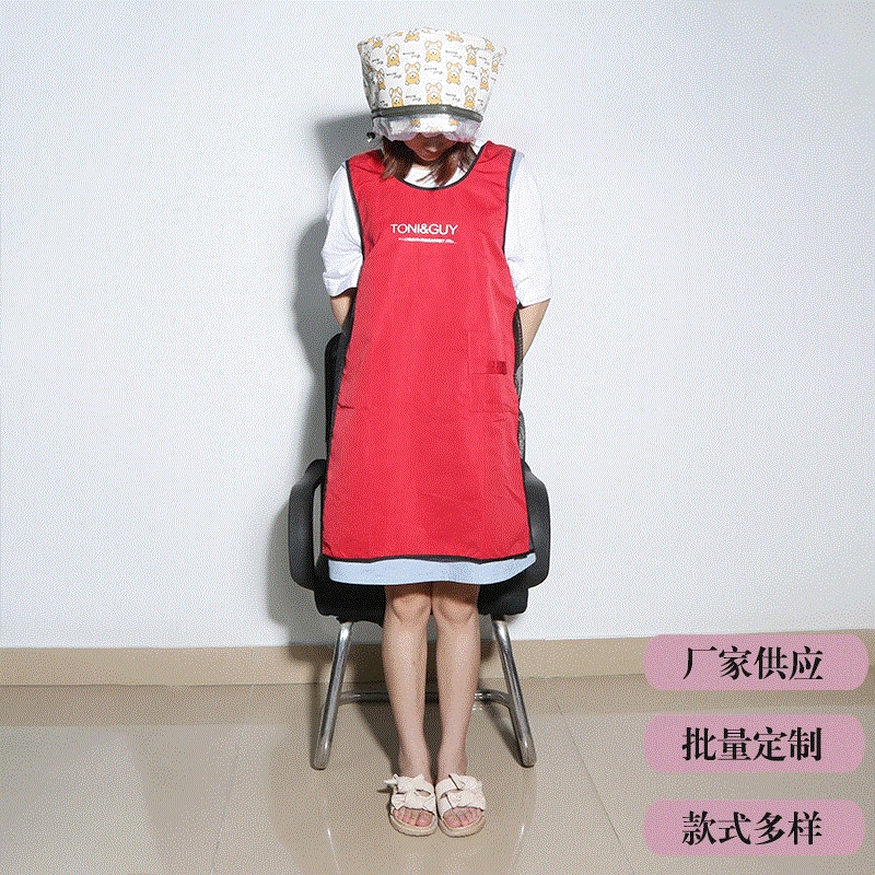 Производитель на складе Водонепроницаемая парикмахерская Рабочая одежда многоцветная Дополнительная рабочая одежда для стрижки волос взрослая Парикмахерская издательская фабрика оптом