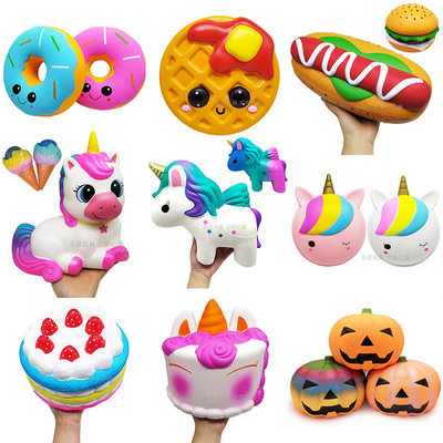 pu Slow rebound Super large fruit Cake ice cream simulation bread Toys Arts and Crafts squishy Pressure reducing toy