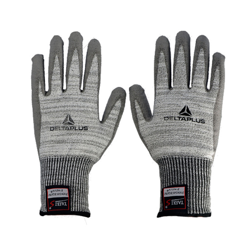 代尔塔 202011 涂层挂胶防切割防护手套 灵活透气型防撕裂手套