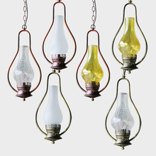 中式復古小吊燈 美式鄉村工業風茶樓燈創意古典酒吧台老式吊燈具