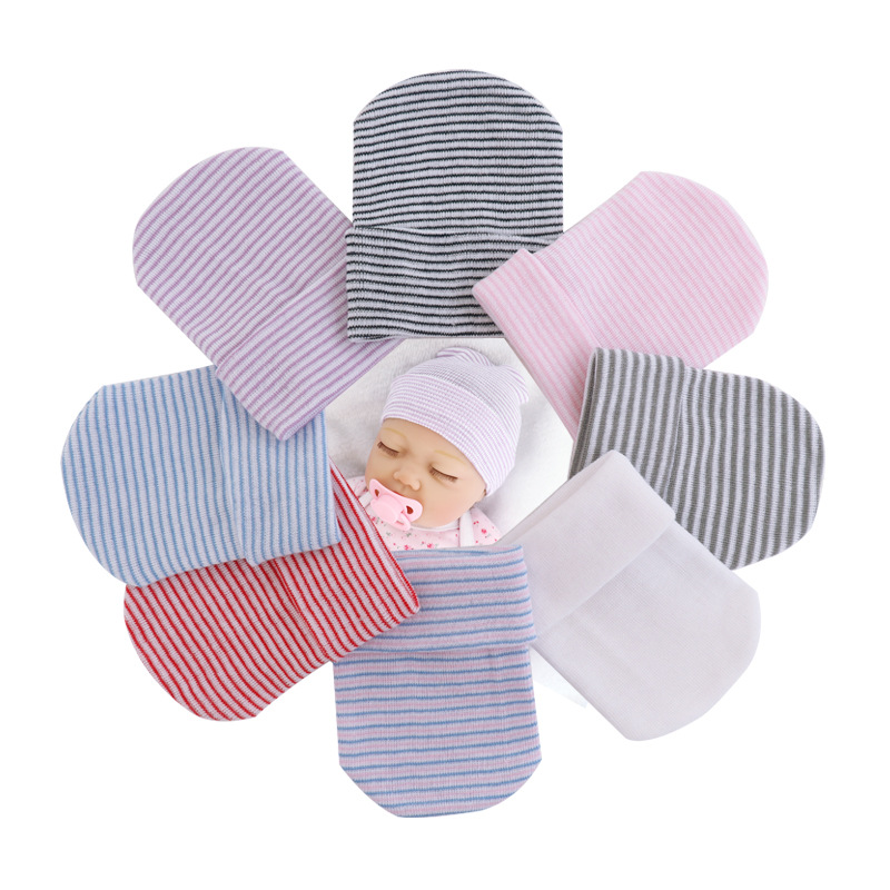 Foreign trade newborn baby cap infant kn...