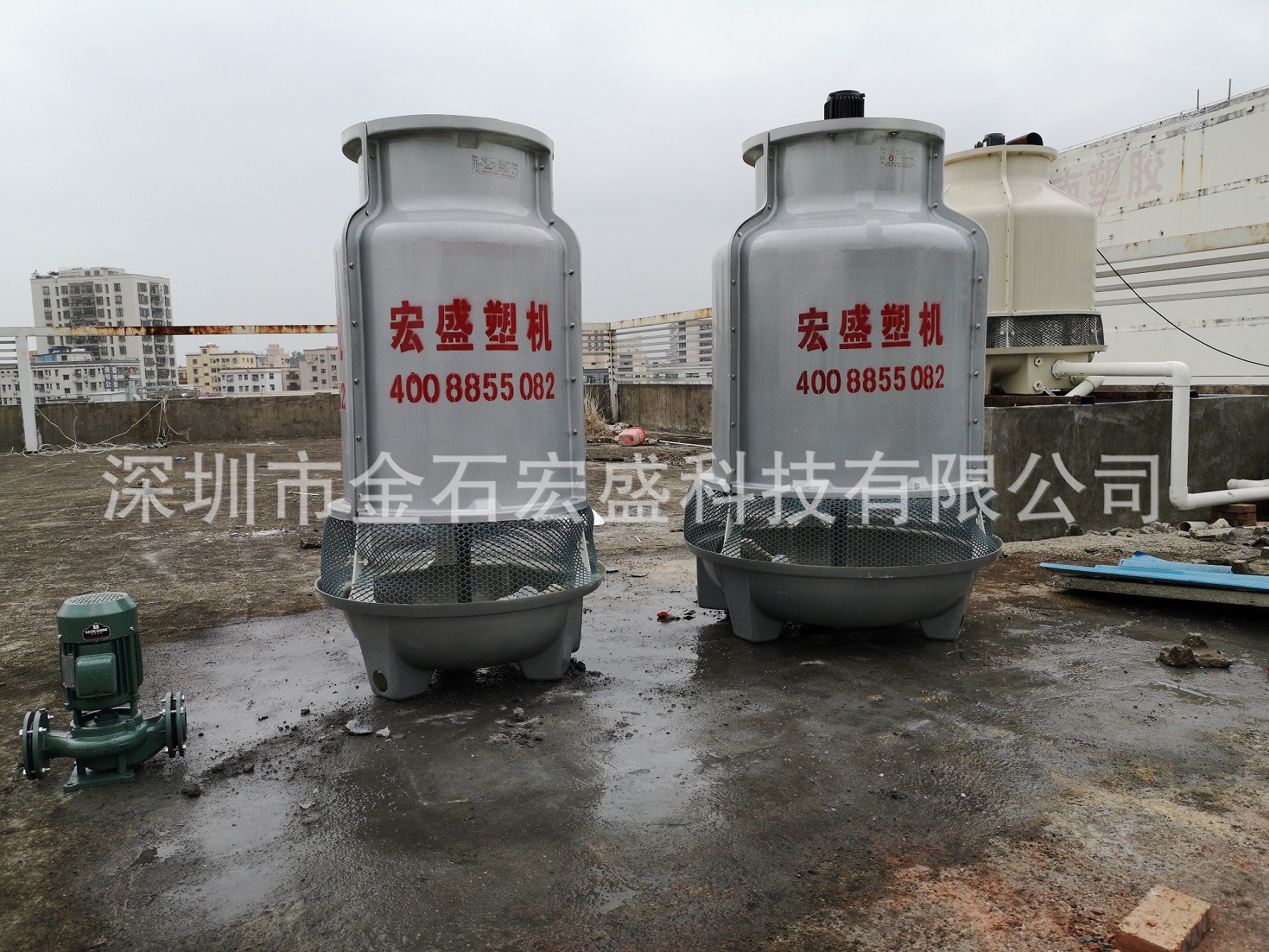 玻璃钢工业冷却水塔圆形冷却塔耐用三十年高品质新款冷水塔