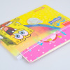 Cartoon pencil case PVC, transparent handheld storage system for elementary school students with zipper, custom made