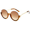 Children's fashionable trend sunglasses, metal glasses, 2020, European style