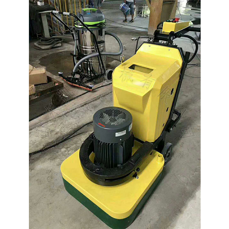 环氧水泥地坪研磨机混凝土地面无尘抛光水磨石翻新打磨机电动小型