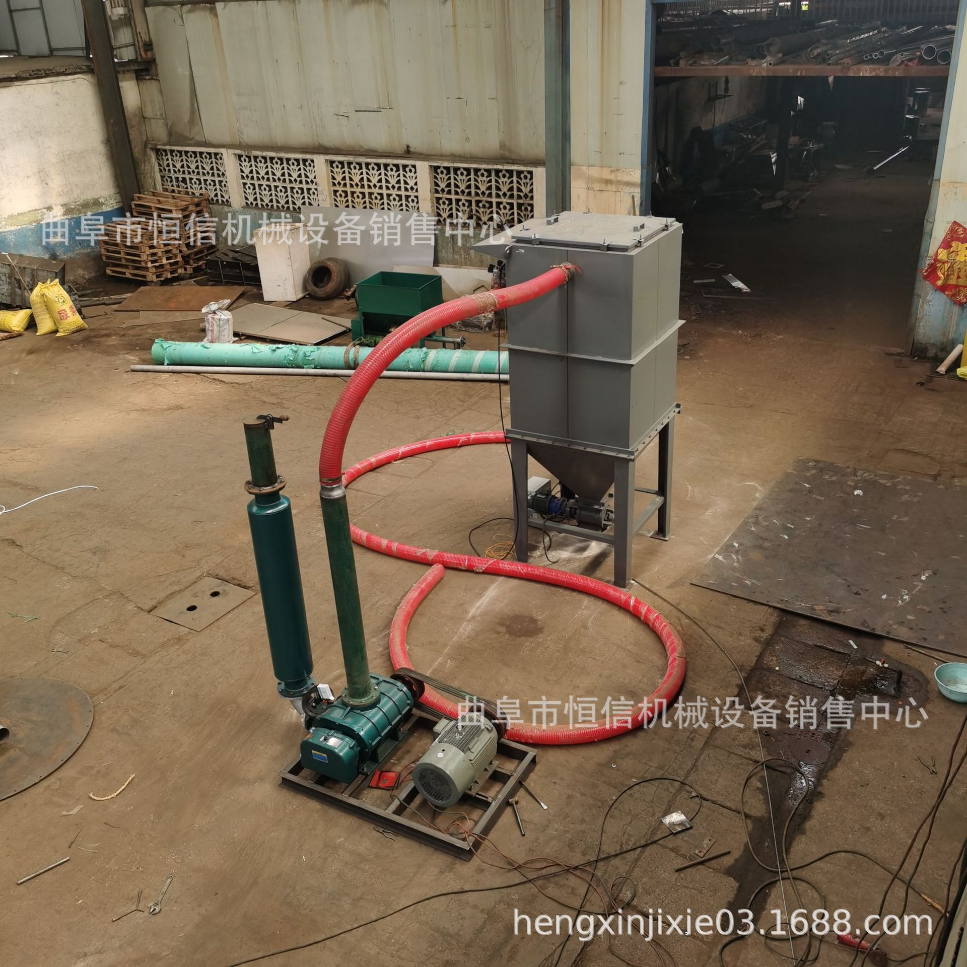 农场码头专用气力输送机设备 水泥粉煤灰渣负压输送机 一机多用型