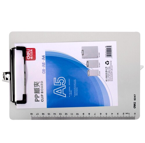 Leader 9247 writing pad holder, PP plastic material A5 writing board, reading pad, desk pad, invoice holder, report holder