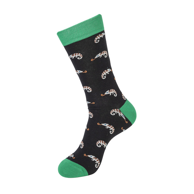 65g Weight Socks Classification Socks Lingerie Type Cotton (more than 50%) Fabric Type A Pair Quantity Casual, Daily Occasion Animal, Color Block Pattern All Seasons Season Unisex Gender Cute Style A Pair Cute Unisex Animal Color Block Cotton (more Than 50%) Crew Socks 22