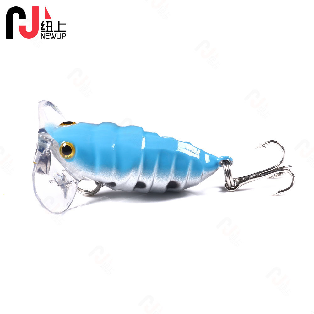 Small Jitterbug Fishing Lures Hard Plastic Baits Bass Trout Fresh Water Fishing Lure