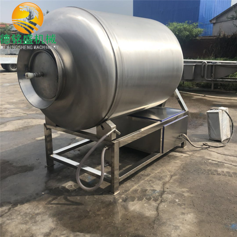 肉类分解蛋白设备真空滚揉机 不锈钢制作鸡柳条腌制设备