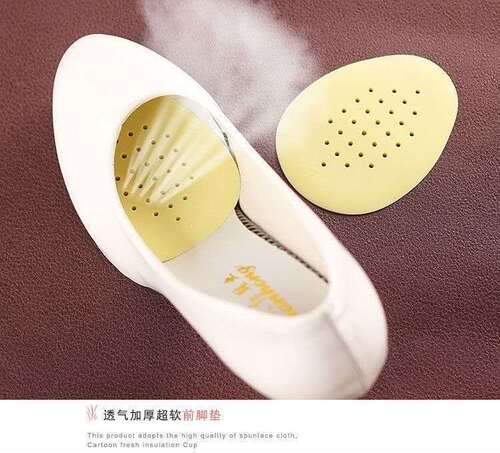 Front sole cushion anti-pain and anti-friction high-heeled shoe pad, anti-slip sole and heel pad for women, half size insole pad
