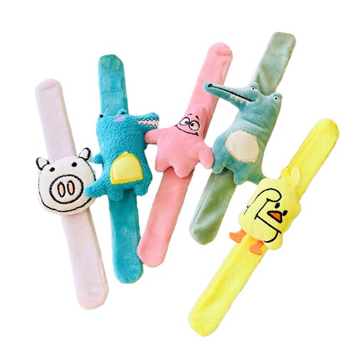 Children's cartoon plush toy Pop Pop Ring Pikachu birthday small gift Duck safe and non-toxic small gift