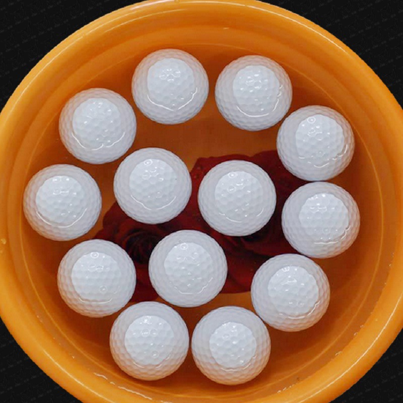 Golf Double exercise ball Aquatic golf With the ball double-deck Floating balls blank LOGO