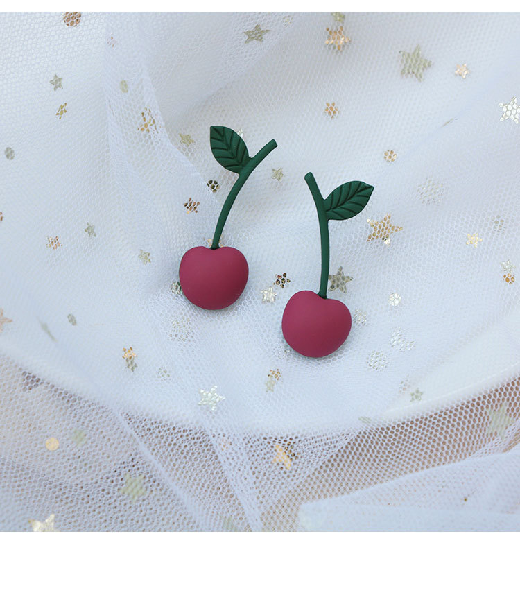 Women's Gender 1 Pair Sweet Cherry Alloy Ear Studs