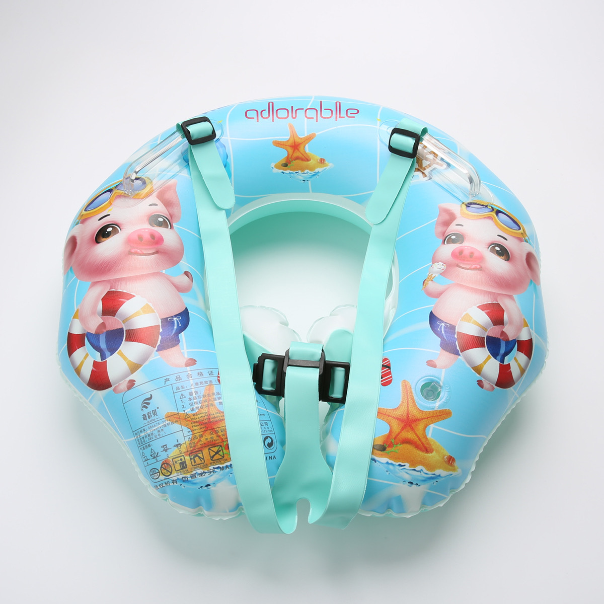 Fashion Flamingo Piggy Children's Swimming Seat display picture 7