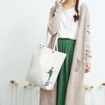 新款帆布印花女包时尚单肩包女手提袋化妆包定制外贸厂家logo定制