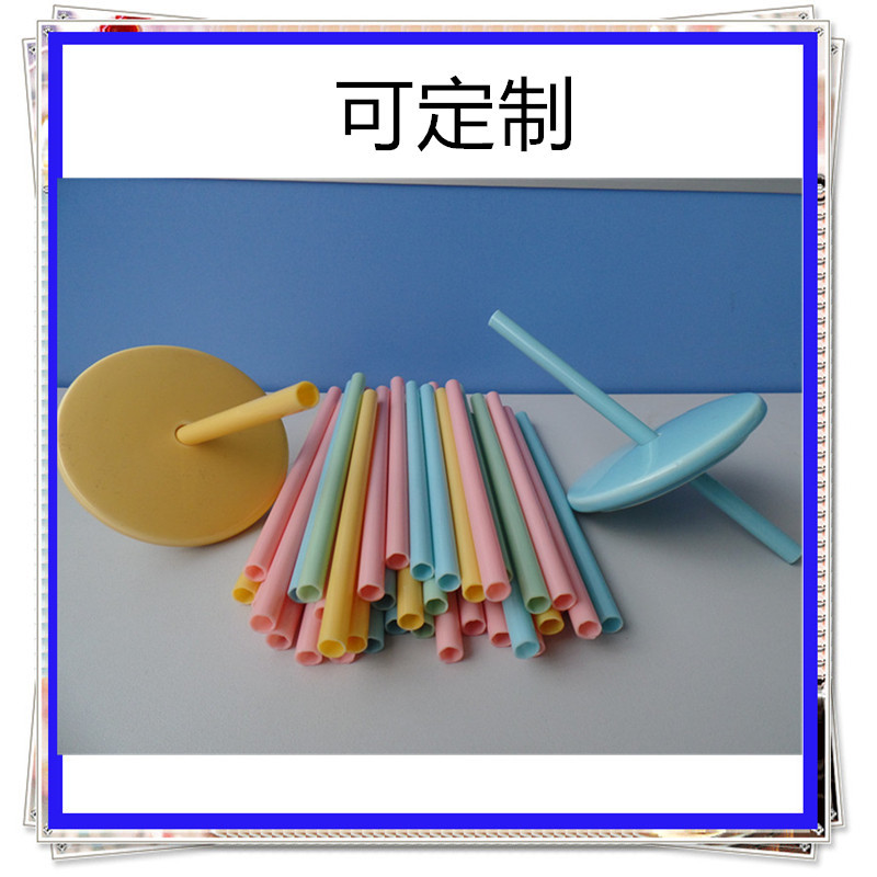 彩色吸管  3d拉花装饰塑料吸管 派对吸管 一次性塑料吸管