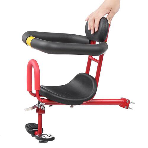Bicycle child seat, safe and secure baby seat, environmentally friendly front mountain bike child seat wholesale