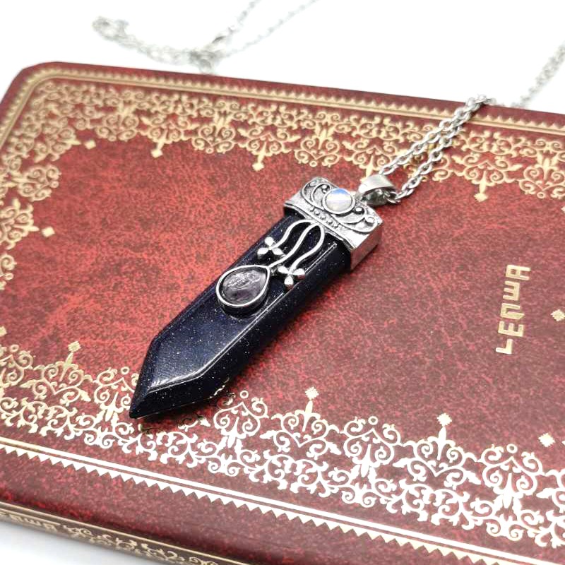 Fashion Water Droplets Copper Plating Natural Stone Pendant Necklace 1 Piece display picture 14