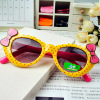 Children's sunglasses with bow, sun protection cream, Korean style, UF-protection