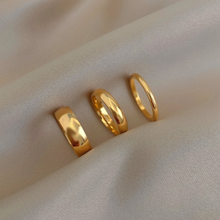 ���18K��ɫ�P������ָŮ��Ȧ�B��ʳָСָβ���Ʒ���l