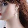 Accessory, big retro earrings, European style, simple and elegant design