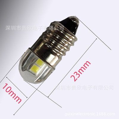 厂家直销e10led手电筒灯泡e10螺口LED指示灯泡质优环保