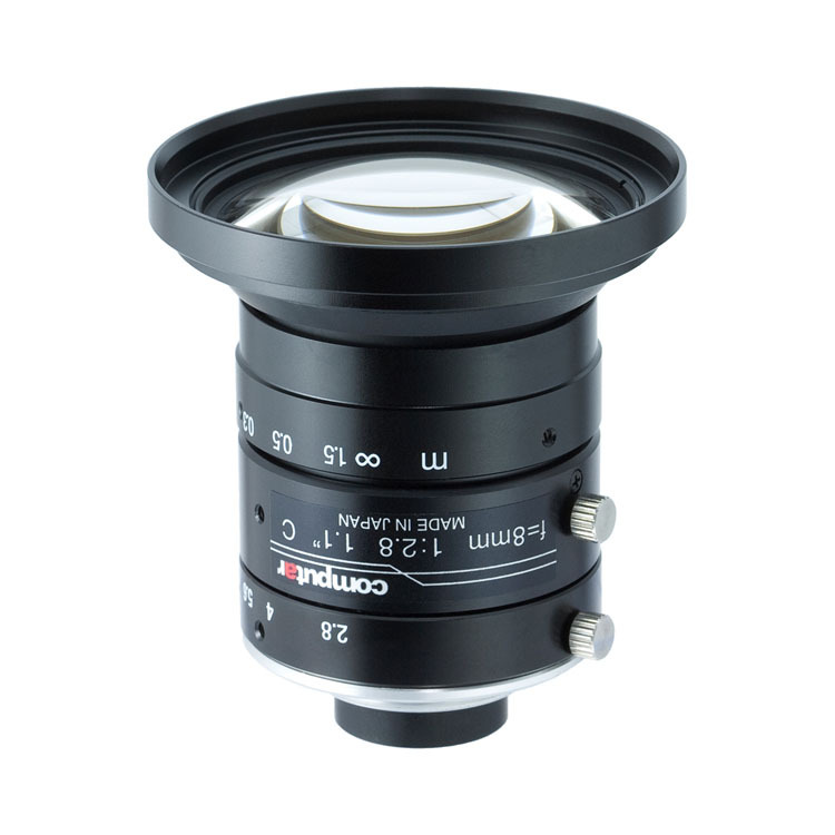 原装日本康标达Computar工业镜头V0828-MPY-8mm 1.1F2.8-16.0C口