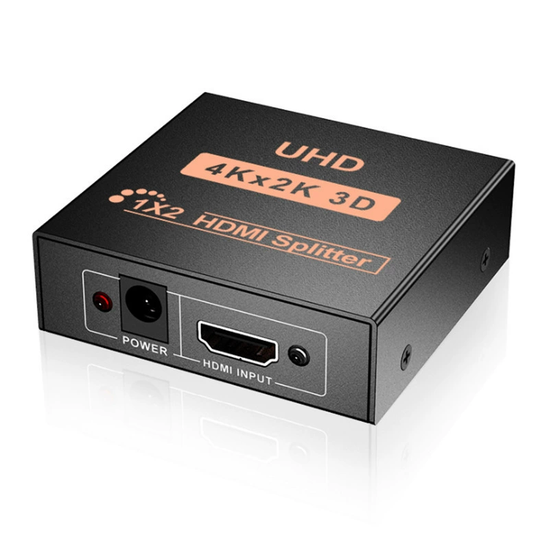 Производитель: HDMI сплиттер 1 на 2 4K*2K, одинаковое отображение экрана, видеораспределитель HDMI 1→2