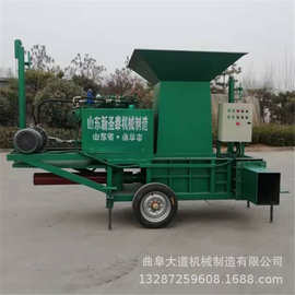 青草粉碎打包机  青贮方包打包机图片  多种型号青储饲料打包机