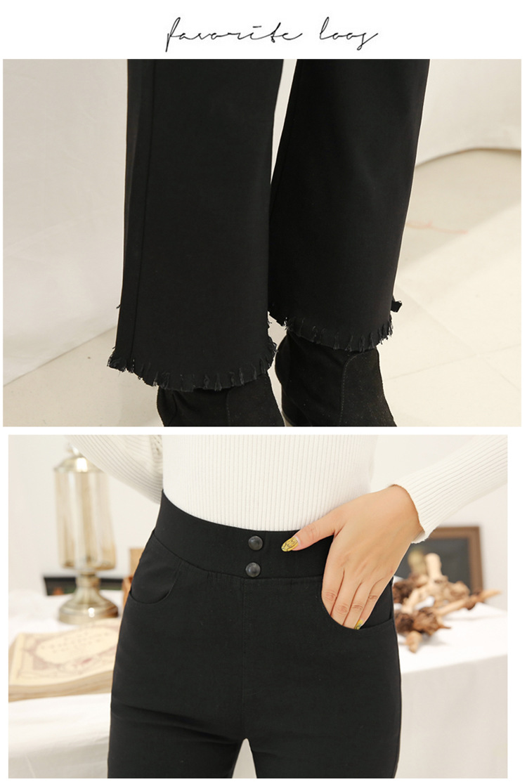 Pantalon léger femme en coton - Ref 3430156 Image 18