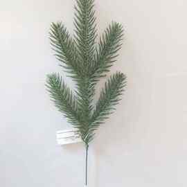26*11厘米五叉立体单面松针枝 仿真圣诞树松树枝配件工艺装饰品