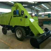 规模化奶牛场清粪车 牛栏侧面凹槽粪便清理机 2方3方四轮铲粪车