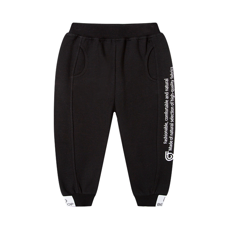 2024 nuevos Pantalones deportivos para niños de otoño pantalones de letras para niños Pantalones deportivos casuales moda image 7
