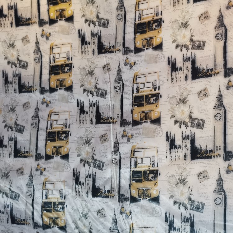 The color-printed series is in large stock and sold directly by the factory. It is a hot-selling outer packaging fabric for bags, cosmetic bags, handbags, etc detail image 2