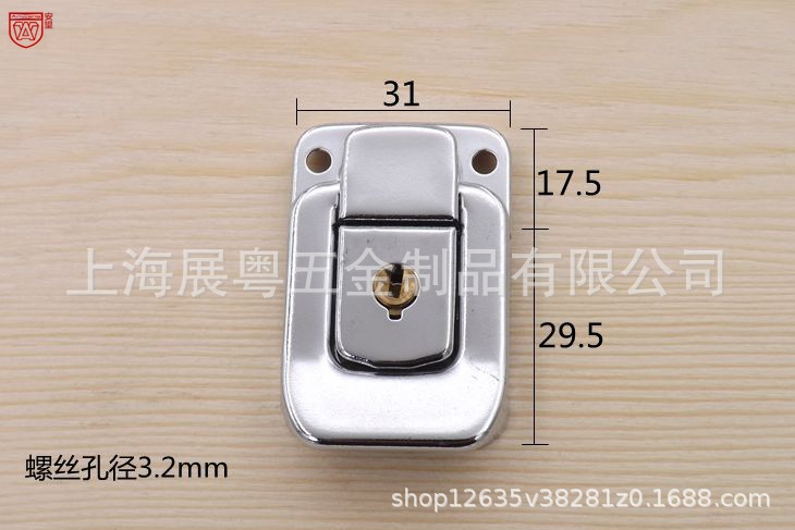 Anwang3016 hardware caja de herramientas de bloqueo caja de madera fija caja de bloqueo accesorios de bloqueo