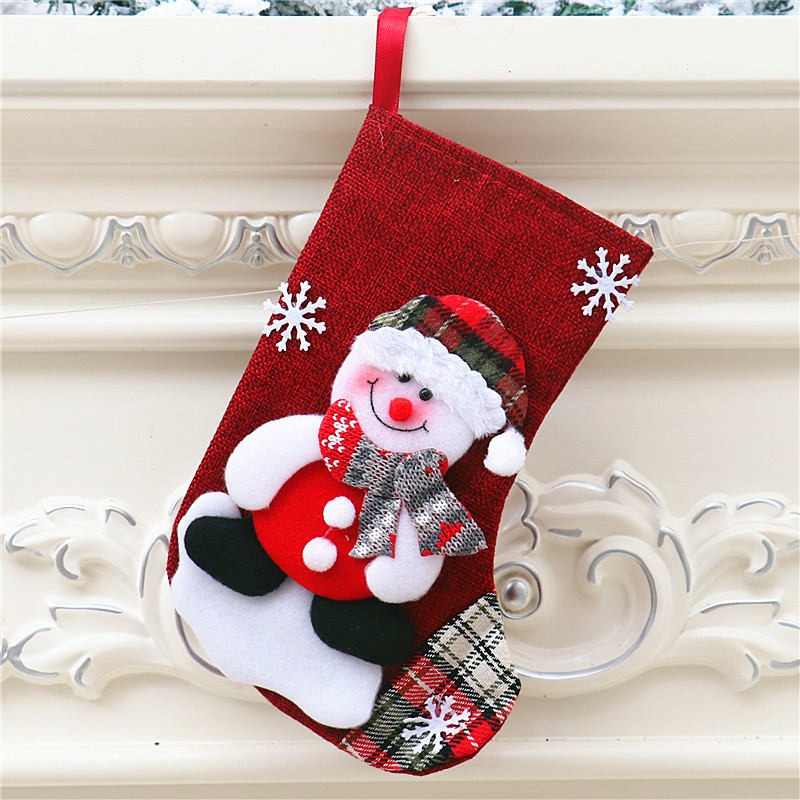 Christmas Santa Claus Deer Cloth Party Hanging Ornaments display picture 3