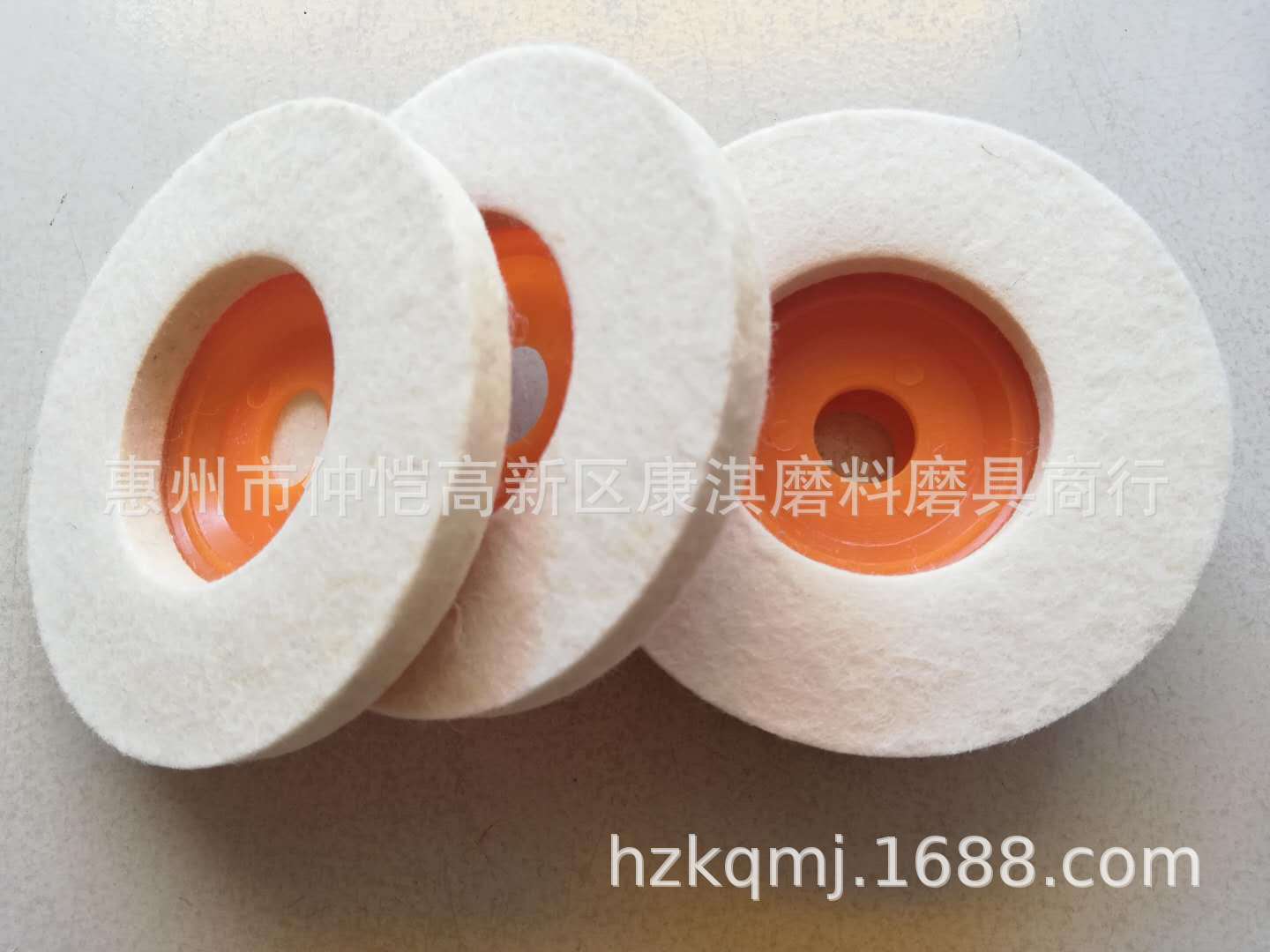 羊毛轮抛光轮角磨机抛光片镜面抛光细毛羊毛毡尼龙纤维轮