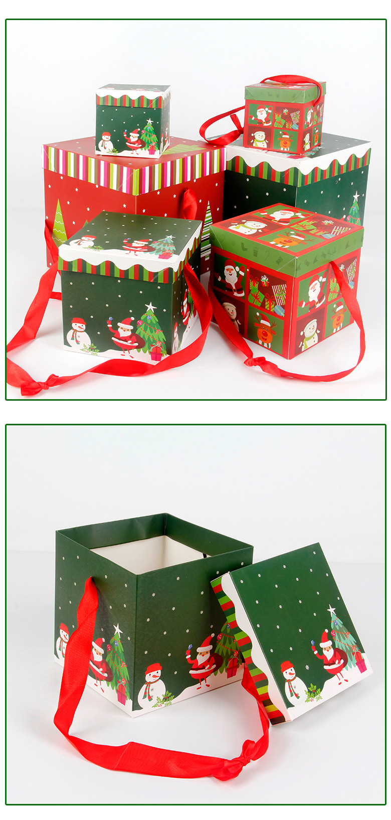 Noël Sapin De Noël Lettre Bonhomme De Neige Papier Fête Fournitures D'emballage Cadeau display picture 1
