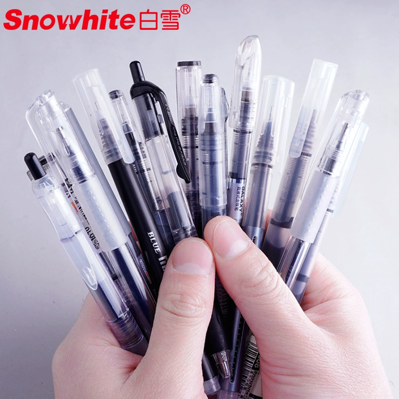 白雪 Rollerball rollerball pen, set for students, 6 pieces