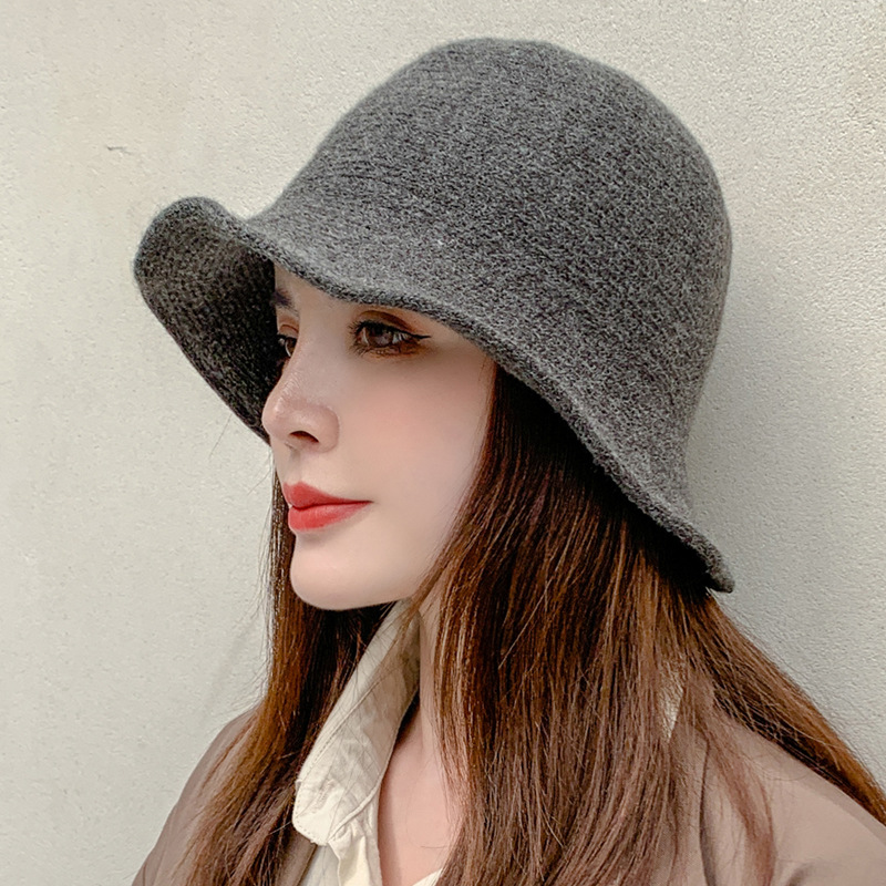 Manufactor Direct selling Fisherman hat Autumn and winter Korean Edition Versatile solar system knitting Bucket hats wholesale