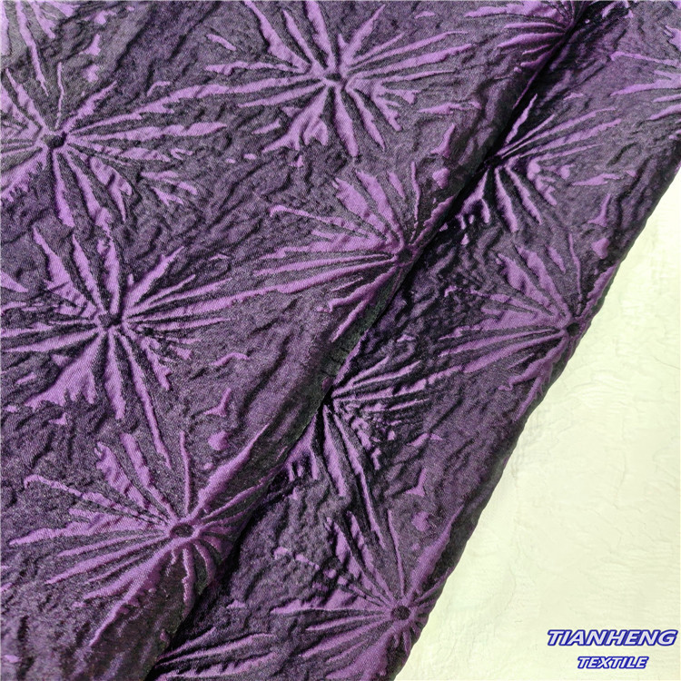 春秋夏薄款几何提花时尚时装西装外套连衣裙短裙DIY面料现货批发